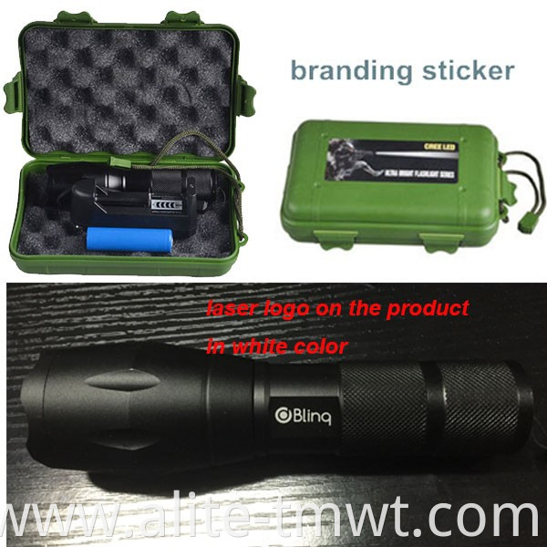 2km Distance Flashlight Zoomable 10W XML T6 LED G700 Torch Flashlight With 5 Light Modes